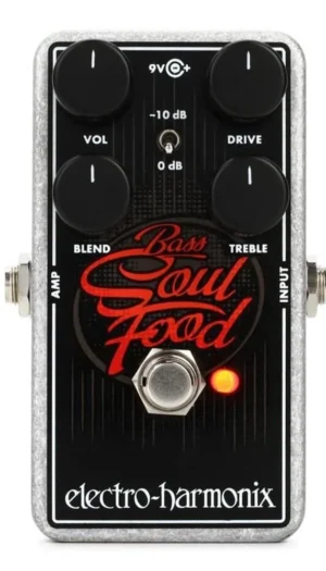 Electro-Harmonix Bass Soul Food Transparent Bass Overdrive Pedal