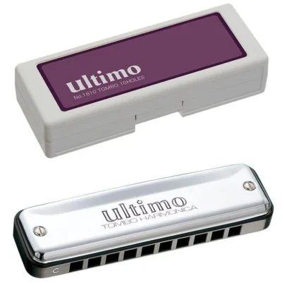 TOMBO Ultimo 10 Holes harmonica Key of F 1810F Blues / Jazz Harp
