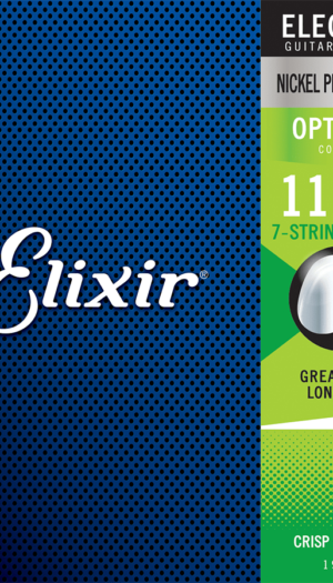 Elixir 19106 Optiweb Electric Guitar Strings - .011-.059 Medium 7-string