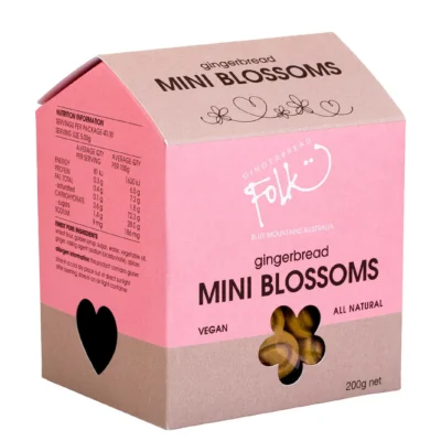 Gingerbread Folk Mini Blossoms