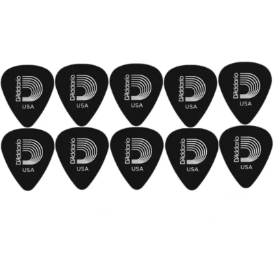 Planet Waves Black Celluloid Guitar Picks Light Gauge Light gauge (50mm) 10 Picks
