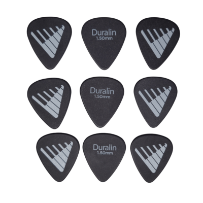 D'Addario Angkor Exclusive Duralin Guitar Picks, Extra Heavy, 9 pack - 1.5mm