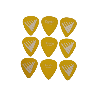 D'Addario Angkor Exclusive Duralin Guitar Picks, Light/Medium, 9 picks 0.70mm