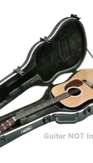 SKB 1SKB-18 Acoustic Dreadnought Deluxe Guitar Case TSA Locks