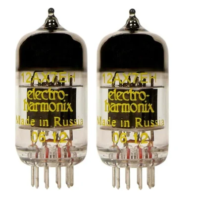 ELECTRO HARMONIX 2 x 12AX7EH Preamp Tubes 12AX7 EH - Pair of 2 tubes