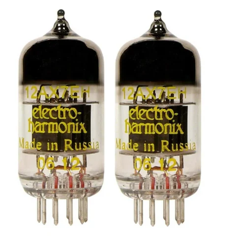 ELECTRO HARMONIX  2 x 12AX7EH Preamp Tubes  12AX7 EH - Pair of 2 tubes