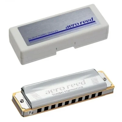 TOMBO Aero Reed Key F Sharp 10 holes Diatonic Harmonica Made in Japan 2010F#