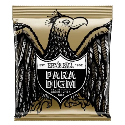Ernie Ball 2086 Paradigm 80/20 Bronze Acoustic Guitar Strings - .012-.054