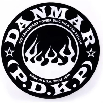 Danmar 210FL1 Flames Bass Drum Single Pad