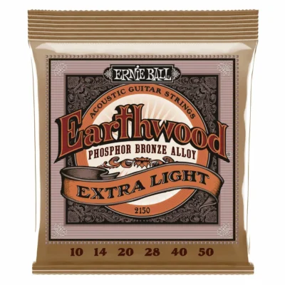 Ernie Ball 2150 Earthwood .010-.050 Extra Light Phosphor Bronze Acoustic Strings