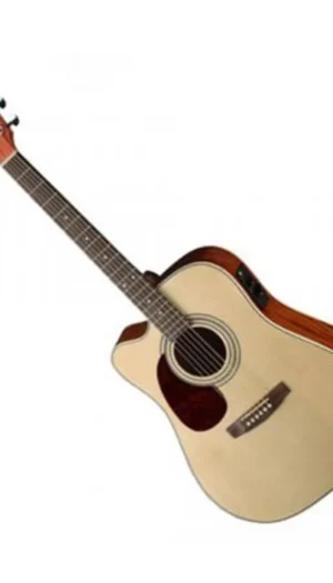 CORT MR500E OP ACOUSTIC GUITAR LEFT HAND NATURAL OPEN PORE W/ PICKUP