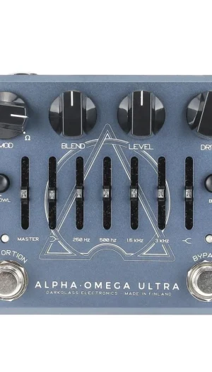 Darkglass Alpha Omega Ultra Dual Bass Preamp/OD Pedal with Aux In