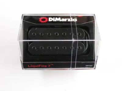 DiMarzio  Liquifire 7-string Black with Black Poles - Humbucker Pickup