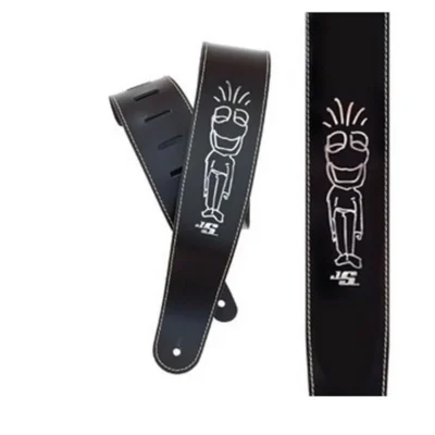 Planet Waves icon Joe Satriani Adjustable Leather Guitar Strap Frog Man 25LS-JS1