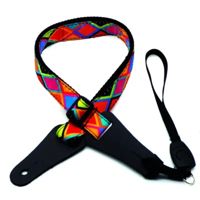 DSL  25UKPOLY-DIAMOND-RED Ukulele Strap