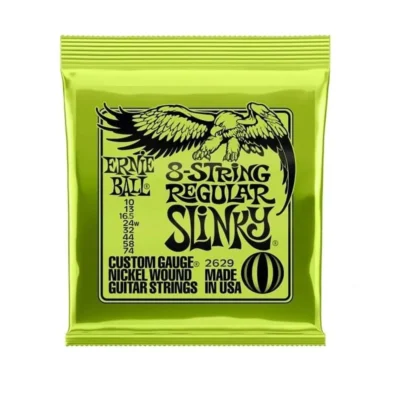 Ernie Ball 8-String 2629 Regular  Electric Guitar Strings 10 - 74