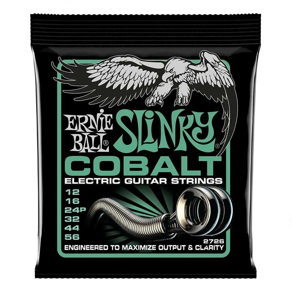 Ernie Ball Cobalt Not Even Slinky Set, .012 - .056 Electric Guitar Strings