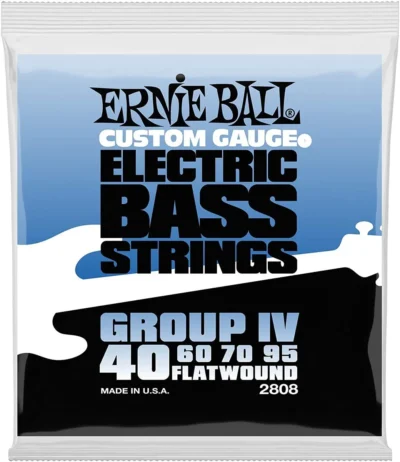 Ernie Ball 2808 Flat Wound Group IV Electric Bass Strings 40 - 95
