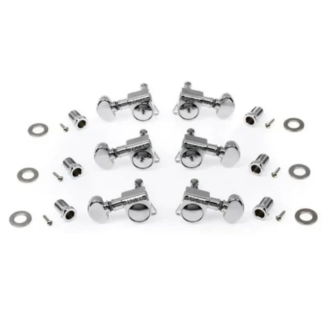 Grover 305C Rotomatic Tuners - 3+3 - Chrome Guitar Machine Heads