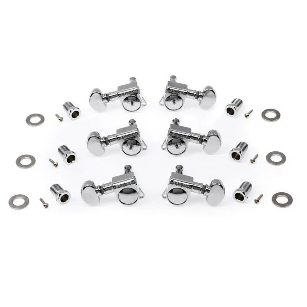 Grover 305C Rotomatic Tuners - 3+3 - Chrome Guitar Machine Heads