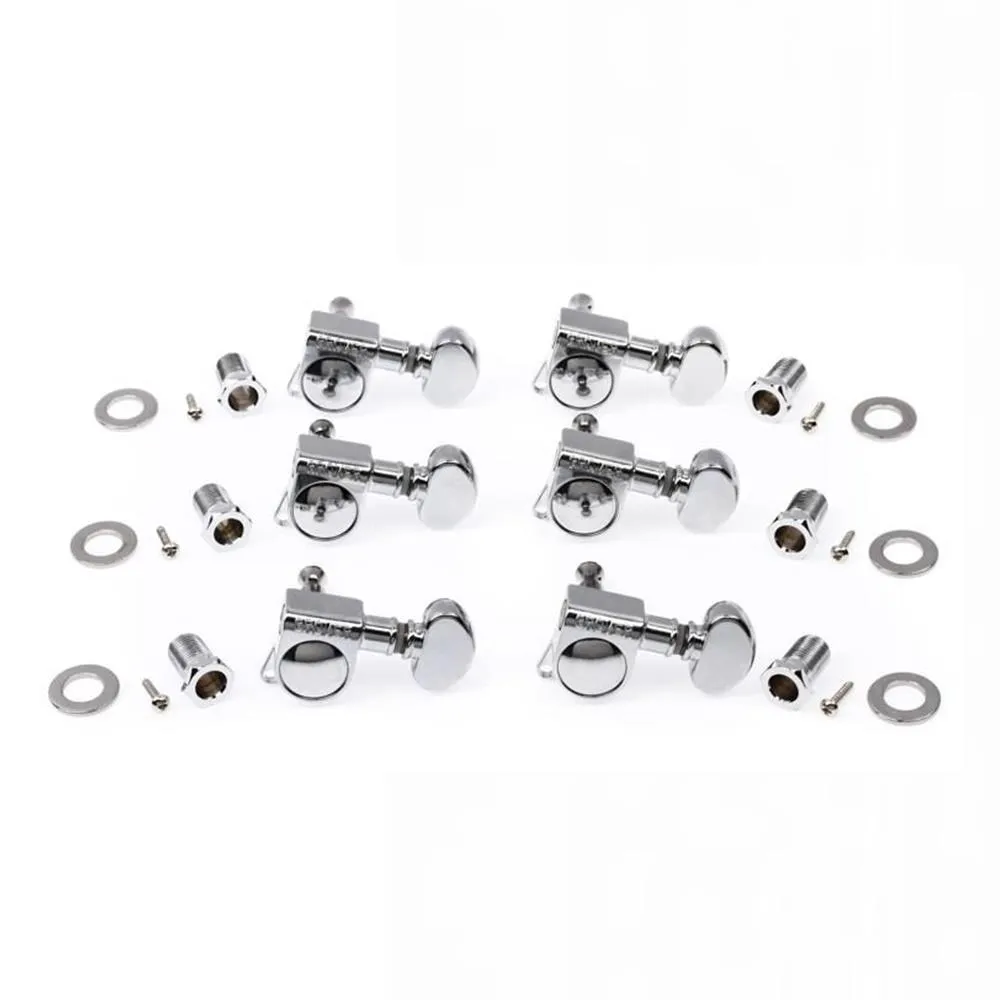 Grover 305C6 Rotomatic Guitar Tuners - 6-In-line - Chrome
