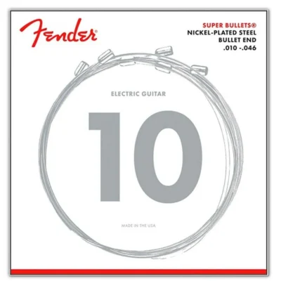 Fender 3250R Super Bullets Nickel-Plated Steel Electric Guitar Strings 10 - 46