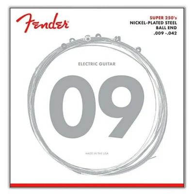 Fender 350L Nickel Plated Steel Electric Guitar Strings Light 9 - 42