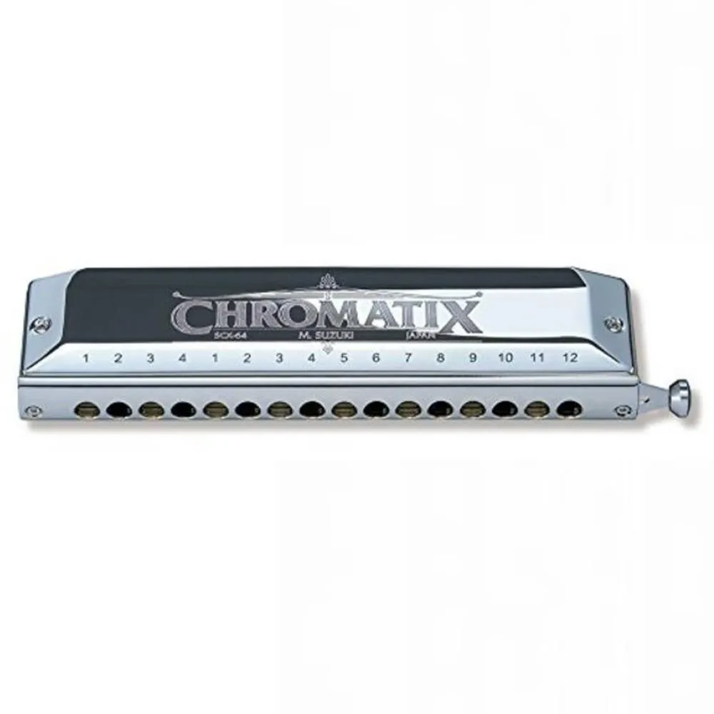 Suzuki SCX64 Chromatix Series Harmonica C SCX 64 Hole Professional Harp