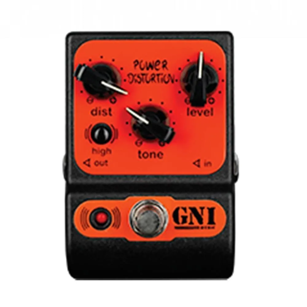 GNI Music - Power Distortion Guitar Effects Pedal