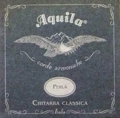 Aquila 38C Perla Bionylon Silverplated Superior Tension Classical Guitar Strings