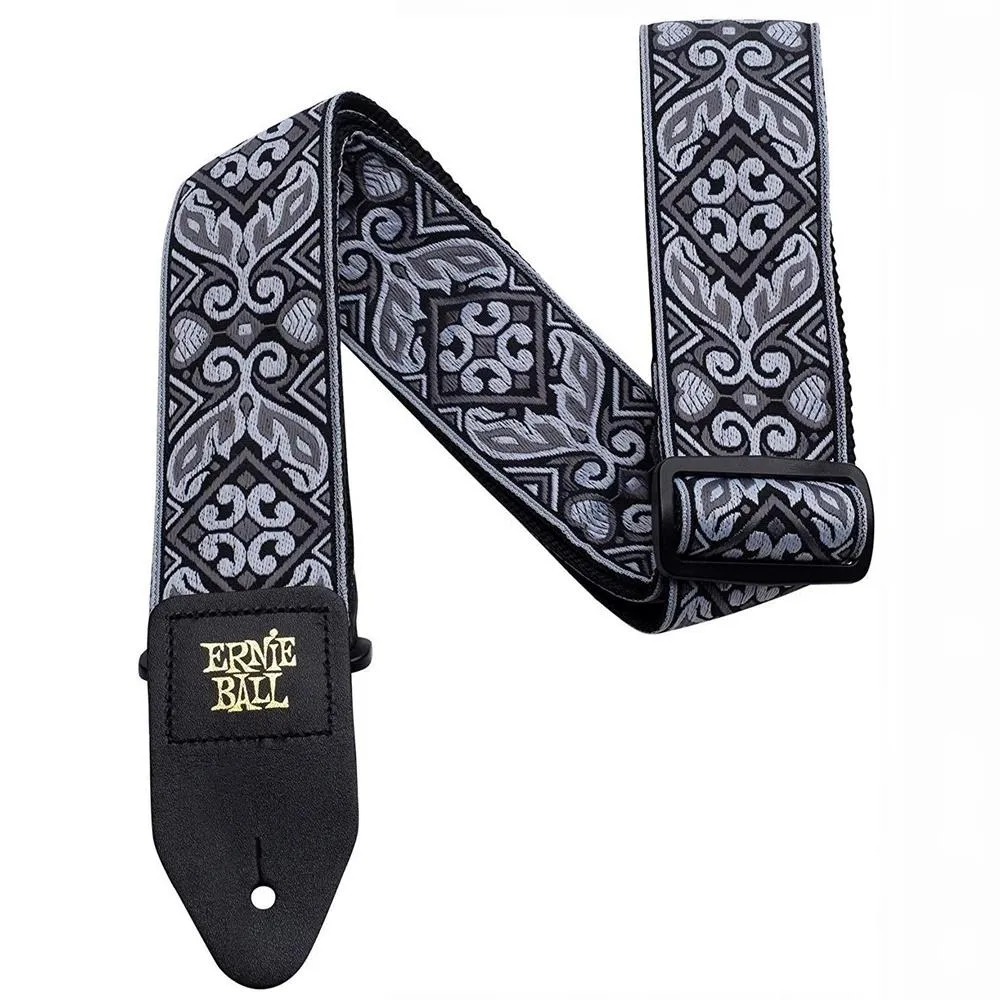 Ernie Ball 4166 Tribal Silver Jacquard Strap - Guitar Strap