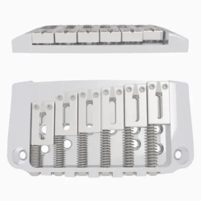 Hipshot 6 String Ibby HM Guitar Bridge - Chrome
