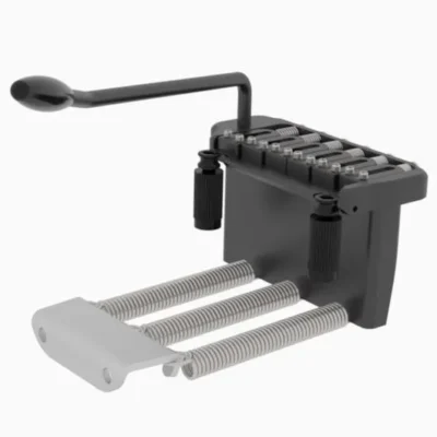 Hipshot 6 String US Contour Tremolo Bridge - Black