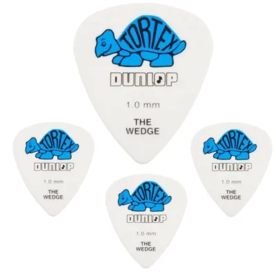 Dunlop 424R Tortex Wedge Guitar Picks 4 picks 1.0 mm