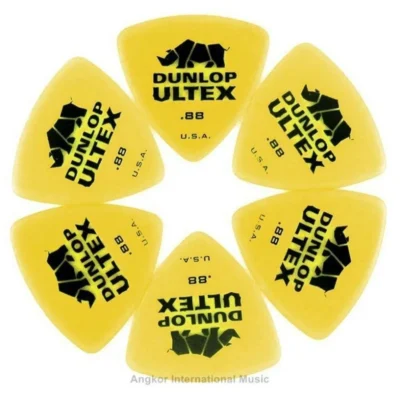 Dunlop 426R Ultex Rounded Triangle Guitar Picks 6 x 0.88  mm Great for Bass
