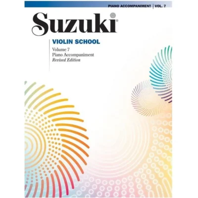 Suzuki Violin School Book Volume 7 Piano Accompaniment Revised Edition