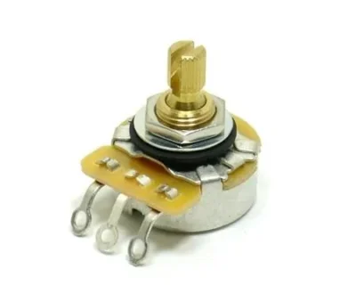 250k CTS Precision "short" Audio Taper Pot - Split Shaft