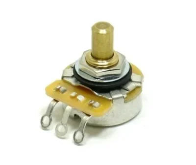 250k CTS Precision 'Short' Audio Taper Pot - Solid Shaft