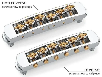 Schaller Guitar Bridge for Les Paul  Nickel STM-452 -  Tuneomatic
