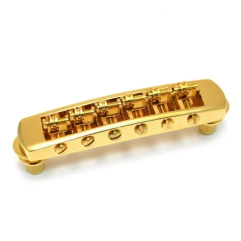Schaller Guitar Bridge-LP Non-Reverse STM (M5) Gold 12080500.11