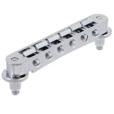 Schaller Guitar Bridge-Chrome GTM 45061 - 12090200 Tune-O-Matic for Les Paul