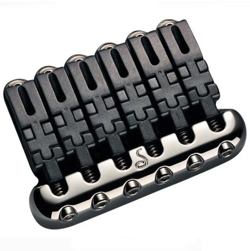 Schaller Hannes6 6-string Guitar Bridge Ruthenium Hannes 12010600