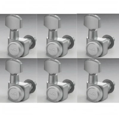 Schaller Machines 6-in-L - Locking F-Series Tuners - Satin Chrome - SC501073