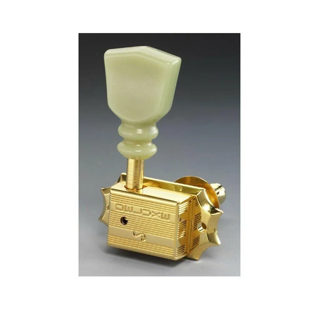 Schaller Machines 3/3- Gold Kluson Double Ring - Guitar Tuners Set
