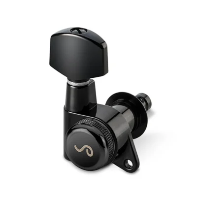 Schaller Locking Machines 6 in Line Black Lefty - Reverse Headstock