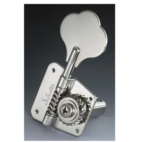 Schaller Machines Bass 4-in-L - Nickel BMFL -10260101.27.71 Set of 4 Guitar Tuners
