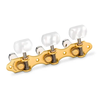 Schaller GrandTune Classic Hauser Satin Gold/PWS White rollers