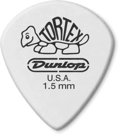 Jim Dunlop Tortex White Jazz III Guitar Picks 1.50mm , 72 picks