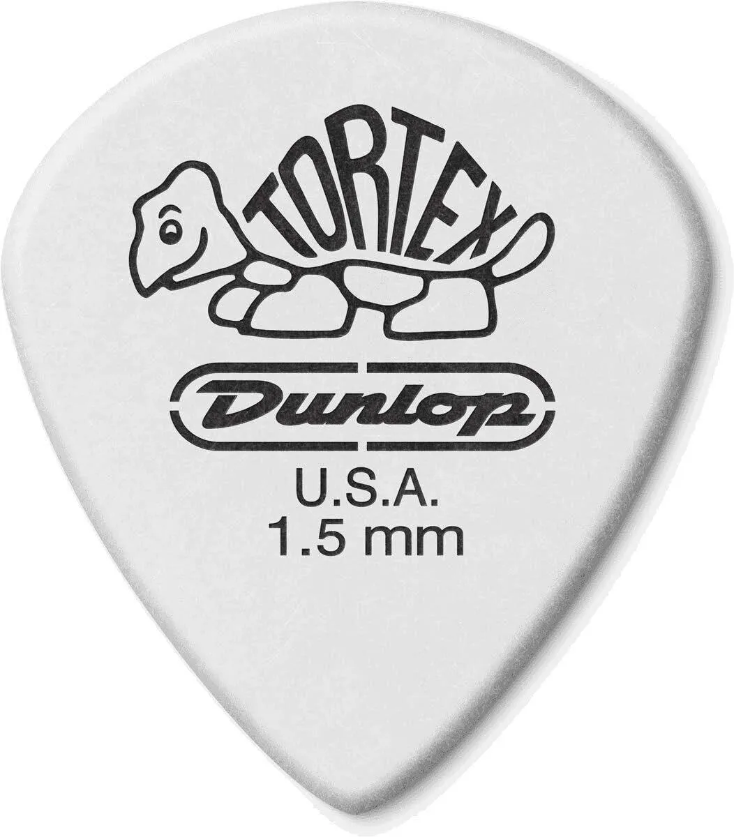 Jim Dunlop Tortex White Jazz III Guitar Picks 1.50mm , 72 picks