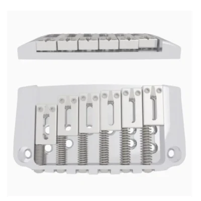 Hipshot 6 String Ibby HM Ibanez Retrofit Guitar Bridge - CHROME